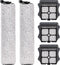 MIBUMIKI (5 Pieces) Replacement Brush Rollers and HEPA Filters Compatible with Tineco Floor