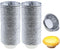 200 Pieces 2.6 Inch Round Pie Tart Small Tin Foil Pans - Disposable Aluminum Mini Pie Pans for Baking