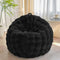 LIFEREVO Fluffy Faux Rabbit Fur Bean Bag Cover (No Filler), Soft Luxury