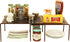 Counter, Deco Brothers Expandable Cabinet Shelf Organizer for Kitchen Cabinet and Bronze