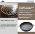 CAMPINGMOON Round Cooling Rack, Roasting Rack for Baking, Stainless Steel, W24 Diameter f9.5inch/f24cm