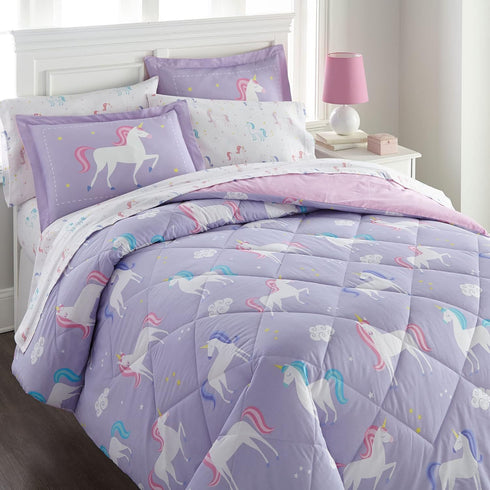 Wildkin 100% Cotton Kids Pillowcase – Soft, Breathable & Standard Size (20x30) - Unicorn Design