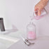 Glass Soap Dispensers for Kitchen and Bathroom - 16oz Heavy Glass Bottle with Stainless Steel Brushed Nickel Pump