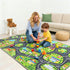 72"x48" City Life Car Play Rugs, Educational and Fun Urban Road Play Mat for Kids, Non-Slip Playmat with Streets