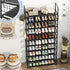40 10 Closet, Simple Trending Tall Shoe Rack Storage Holds Pairs, Tier Shoe Organizer Shelf Large Capacity for Entryway
