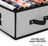 Gift Wrap Organizer, Christmas Wrapping Paper Storage Bag for Up to 24 Rolls, Underbed Storage for Holiday Decorations