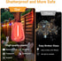 26FT ST38 12+1 Bulbs, Dimmable LAMPHOME Outdoor String Lights, LED Edison Patio Lights with Multicolor Connectable