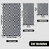 Set 8, 2 2 4 Jacquotha Black and White Towels of Cute Checkered Towels for Bathroom Decor, Bath, Hand, Washcloths