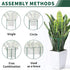 10 Pack 10" 16"(H) Peony Cages and Supports, (W) x Plant Support, Heavy-Duty Metal Plant Support Stakes, Plant Stakes