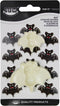 JEM Enterprises Pop It - Bat Shaped Mold for Cake Decorating, Set of 2, Large & Small Sizes, White