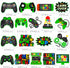 umoni Green 20Pcs Video Game Hanging Swirls Birthday Party Decorations, Gaming Ceiling Streamers for Game On Party