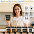 6 6 0.5L 2.1 Shazo PC Airtight Food Storage Containers + Spoons Included - BPA Free Plastic Snack & Spice Containers