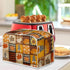 UNICEU Autumn Pumpkins Maple Leaves 4 Slice Toaster Covers, Fall Harvest Kitchen Dust Protector
