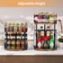 Counter Countertop Across-Star Lazy-Susan-Organizer-Spice-Rack, Rotating Spice Organizer For Cabinet Pantry, Seasoning