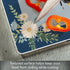 CounterArt Beautiful Bee 3mm Tempered Glass Cutting Board, 10” x 8”, Dishwasher Safe, USA Made