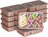 Bentgo 20-Piece Reusable BPA-Free 2-Compartment Containers - Lightweight, Durable, Microwave, Freezer, Dishwasher Safe