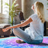 Tablecloth,59'',Aqua Large Microfiber Boho Mandala Beach Towel Round Bohemian Beach Blanket Hippie Indian Throw Blanket
