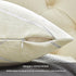 GIGIZAZA Decorative Couch Pillow Covers, Set of 2, 24 x 24 White Thick Cushion Pillows for Sofa