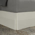 TODAY'S HOME Classic Tailored Microfiber Bed Skirt Dust Ruffle - 14" Drop Length, Twin, Ivory