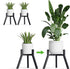 Adjustable Plant Stands Set of 2, Metal Small Plant Holder, Heavy Duty