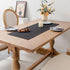 36 Inches 14x36 Inchs Farmhouse Black Table Runner Long Polyester Fabric Washable Rustic Table Runners Small Short