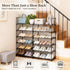 Gmrithaf 6 Closet,Entryway,Dorm,Garage,Corridor, 33.8" 6 Shoe Rack - Tier Shoe Organizer Storage Rack with Non-Woven