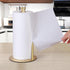 OBODING Gold Paper Towel Holder for Countertop - Stainless Steel Stand for Kitchen and Bathroom Organization
