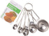 Prepworks by Progressive Stainless Steel Measuring Spoons - Set of 5, Silver