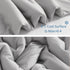NTBAY Cooling Throw Blanket - Japanese Double-Sided Cold Tech Fabric for Dogs, Q-Max 0.43, 50x60 Inches, Light Grey