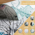 Maison d' Hermine Placemats Set of 4, 100% Cotton Washable Cloth Place Mats for Kitchen Dining