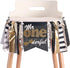 First/1st WAOUH Mr Onederful High Chair Banner - Birthday Decoration for Boy,Theme Garland for Birthday Party,Photo