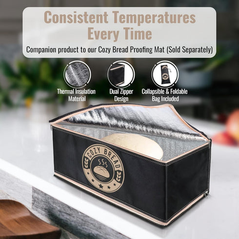 Thermal Insulation Box, Companion Product for the Proofing Mat (10" x 21")