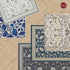 EVERGRACE 2x3 Area Rugs for Entryway, Boho Floral Faux Wool Indoor Outdoor Small Washable Rugs for Home Decor