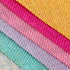 60 Flags Imitated Burlap Pennant Banner, Multicolor Fabric Triangle Rainbow Flag Bunting for Party and Festival