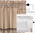 VHC Brands Sawyer Mill Charcoal Valance Curtain, Farmhouse Country Chicken Cotton, Gray and Tan, 20x72