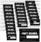 BLUE PANDA 25 Pack Bachelorette Mugshot Signs with Height Chart - Party Decorations