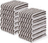 Homaxy Kitchen Towels(12 Pack, 10 x 20 inches), Ultra Soft and Absorbent