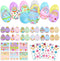 EIHFHIE 12 Pcs Resurrection Eggs with Matching Religious Easter Story Cards,Christian Empty Eggs