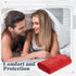 Fanfanwin Comfort(80 80 in,Red,1 Couples Waterproof Mat Lover Reusable Stainproof Blanket Quiet Easy Use Mattress