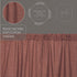 VHC Brands Patriotic Patch Plaid Valance, 16x72 Country Curtain, Deep Red