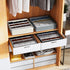 Joyoldelf 4 Pack Sock Drawer Organizer, 16-cell Fabric Dresser Drawer Organizers for Socks, Lingerie, Handkerchiefs,