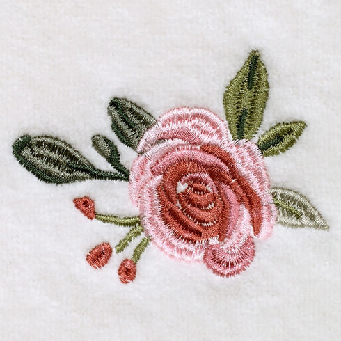 Avanti Linens Fingertip Towel, Soft & Absorbent Cotton Towel from Spring Garden Collection, 13.00" x 13.00"