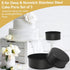 E-far Deep Cake Pan Set | 3 Nonstick Stainless Steel Round Cake Pans for Baking Layer Cakes
