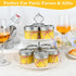 UrSpeedtekLive 40 Pack 4 oz Mason Jars with Regular Lids and Bands, Small Canning Jars, Mini Glass Jars for Jelly Jam