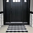 RAJRANG Buffalo Plaid Rug, 23.6 x 35.4 Inches, Cotton Washable Door Mat, Checkered Indoor Outdoor Decor
