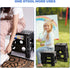 2PACK 13" 2PACK) ACKO Folding Step Stool - Height Premium Heavy Duty Foldable Stool for Kids and Adults, Kitchen Garden