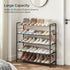 5 Closet 20-25 4 SONGMICS Shoe Rack, Tier Shoe Storage Organizer, Large Shoe Rack Shelf for Entryway, Sturdy Shoe Stand