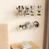 18'' 2 Pack, Clear Acrylic Bookshelf Acrylic Floating Book Shelves, Wall Mounting Invisible Ledge Book Shelf