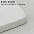 Shinnwa Kitchen Chair Cushions, Non-Slip Dining Chair Cushions with Ties, Machine Washable Cover, Off White