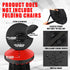 2 Suzile Pieces Telescopic Stool Cushion (Exclude Stool) with Memory Foam Retractable Folding Stool Cushion